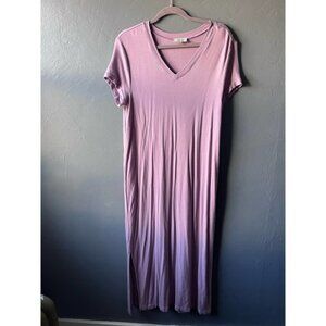 Loft Lilac Maxi Dress L